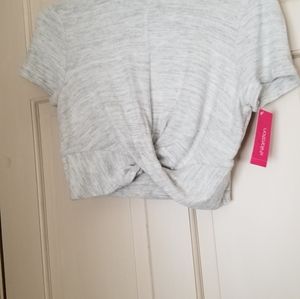 Xiliaration Grey Crop Top nwt Size S